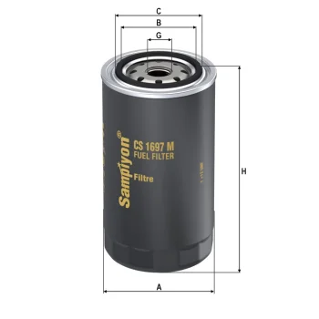 SAMPIYON FILTER CS 1697 M