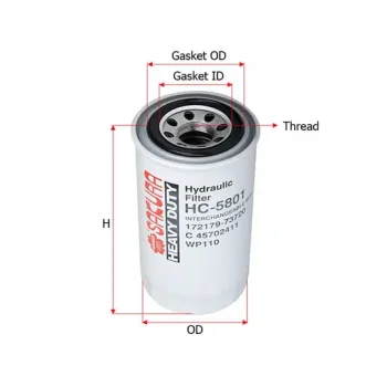 Sakura Filters AU HC-5801