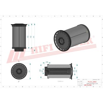 Фильтр топливный HI-FI SN40897