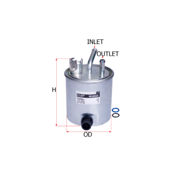 Фильтр топливный Sure Filter SFS4060