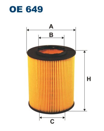 Фильтр масляный Filtron OE649