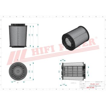 Фильтр воздушный HI-FI SA160080