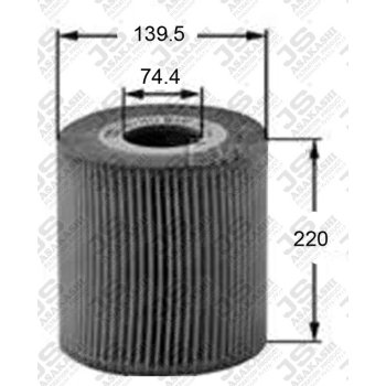 Фильтр воздушный JS Asakashi A0132