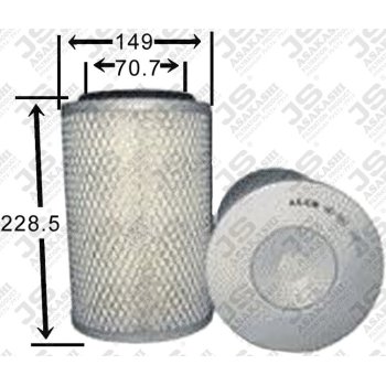 Фильтр воздушный JS Asakashi A0141