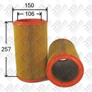Фильтр воздушный JS Asakashi A0149