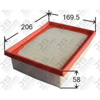 Фильтр воздушный JS Asakashi A0183