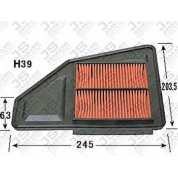 Фильтр воздушный JS Asakashi A872J