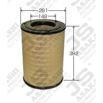 Фильтр воздушный внешний JS Asakashi A581J