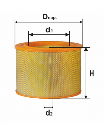 Фильтр воздушный DIFA 4304М