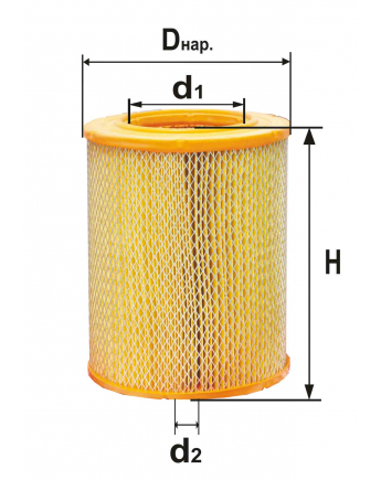Фильтр воздушный DIFA 4308+4308-01