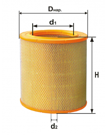 Фильтр воздушный DIFA 4315