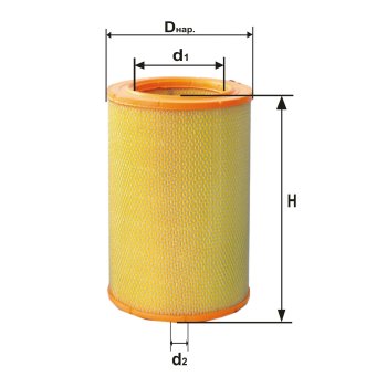 Фильтр воздушный DIFA 4330