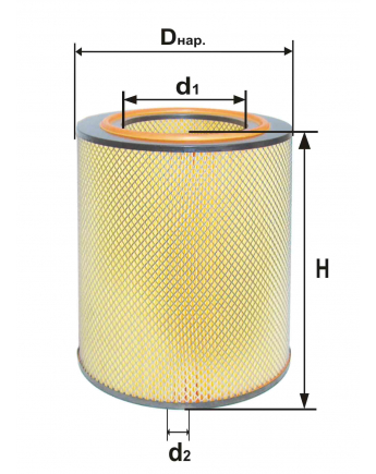 Фильтр воздушный DIFA 4331М+4331М/01