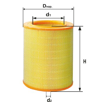 Фильтр воздушный DIFA 4333