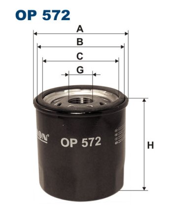 Фильтр масляный Filtron OP572