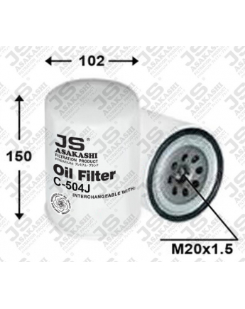 Масляный фильтр JS Asakashi C504J