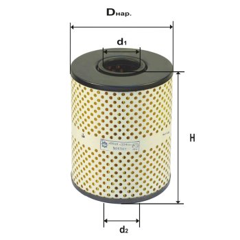 Фильтр масляный DIFA 5301M