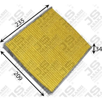 Фильтр салонный O2CLEAN JS Asakashi AC0109B