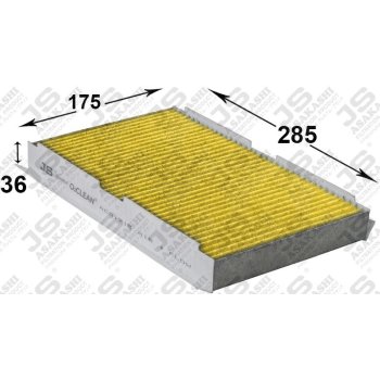 Фильтр салонный O2CLEAN JS Asakashi AC0121B