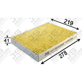 Фильтр салонный O2CLEAN JS Asakashi AC0170B