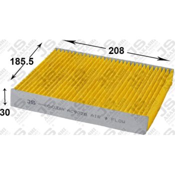 Фильтр салонный O2CLEAN JS Asakashi AC902B