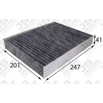 Фильтр салонный угольный JS Asakashi AC0199C