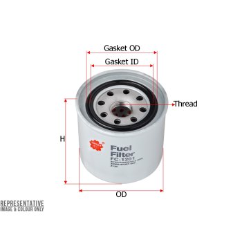 Фильтр топливный Sakura FC1201