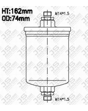 Фильтр топливный JS Asakashi FS2019