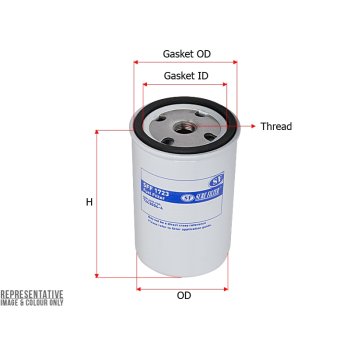 Фильтр топливный Sure Filter SFF1723*