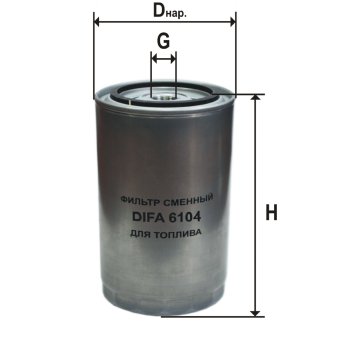 Фильтр топливный DIFA 6104