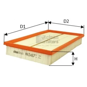 CLEAN FILTERS MA3467
