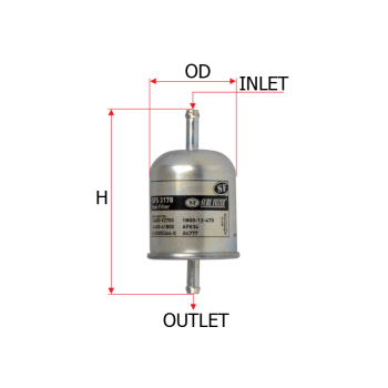 Фильтр топливный Sure Filter SFS4178