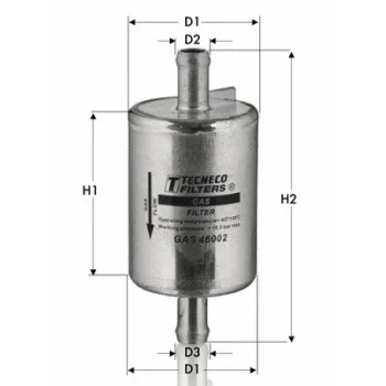 TECNECO FILTERS GAS46002