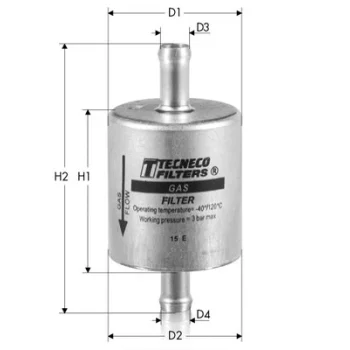 TECNECO FILTERS GAS8