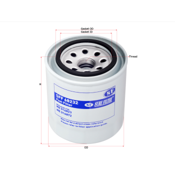 Фильтр топливный Sure Filter SFF68232