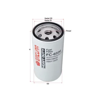 Sakura Filters AU FC-6506