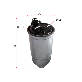 Фильтр топливный Sure Filter SFS7832