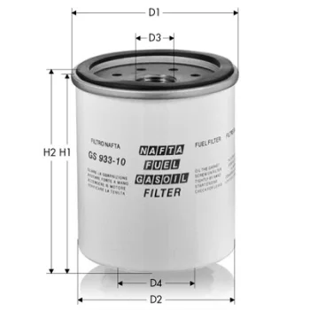 TECNECO FILTERS GS933