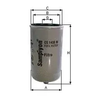 SAMPIYON FILTER CS 1438 M