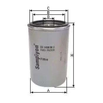 SAMPIYON FILTER CS 1430 M8